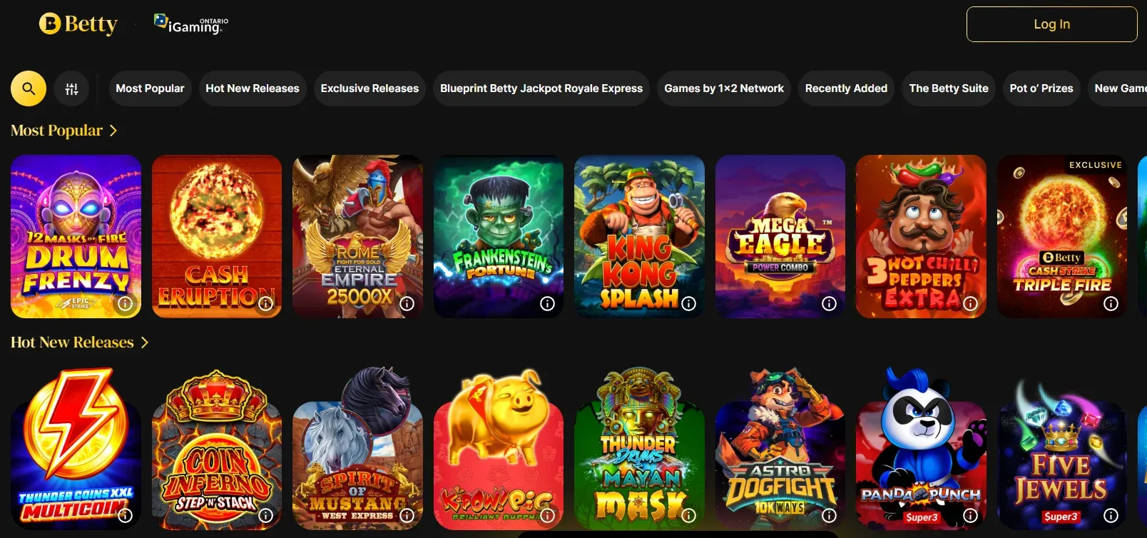 slots betty casino
